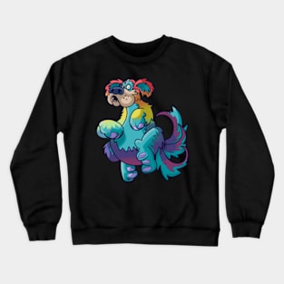 Alien dog Crewneck Sweatshirt